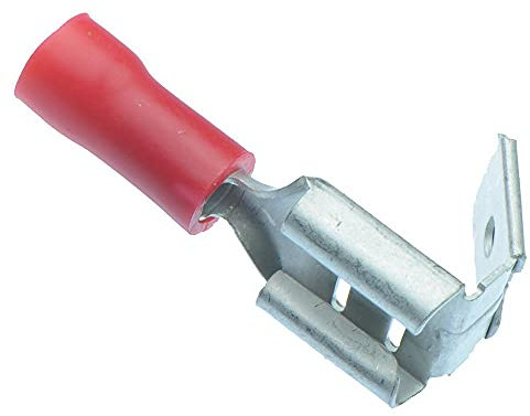 20 x Red 6.3mm Insulated Piggyback Crimp Spade Terminal Connector 16-22 AWG Wire Cable Electrical