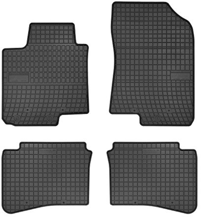 Automatten-Experts 546016EL Gummimatten mit 1cm Rand 4-teilig