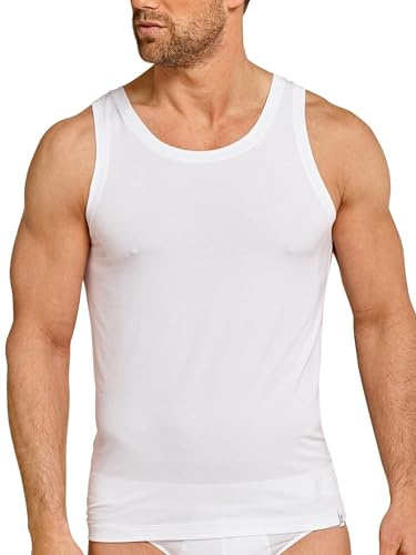 Schiesser Herren Unterhemd Shirt ohne Arm 0/0 Long Life Soft - 149042
