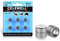 【7 Jahre Garantie】 CELEWELL 6er Pack DL1 / 3N 3V Lithiumbatterie 170mAh Hohe Kapazität für Laservisiere Wie CR1 / 3N CR 1 / 3N