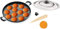 Satre Online And Marketing Non Stick Appam Pan with Steel Lid,12 Pits Appam Maker with Lid, Appa Chetty Paniyaram Pan Patra Tawa Non Stick Set of 1