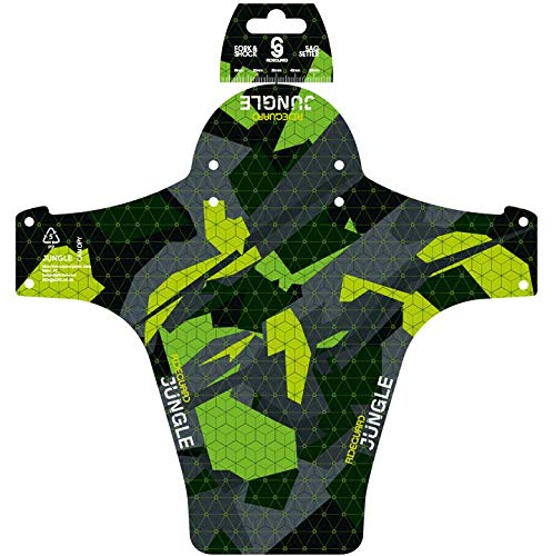 RideGuard PF1 Jungle Canopy. Front MTB Mudguard Mountain Bike Fender. Fits 24”, 26”, 27.5”, 29”, Plus Size and Fat Bikes. UK Made 100% Recycled Plastic Waste 100% Recyclable.