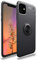 SORAKA Case for iPhone 11 with Ring Holder Soft TPU Slim Fit Case iPhone 11 Case with Metal Plate for Magnetic Car Phone Holder Black