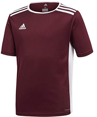 adidas Unisex Kinder Entrada 18 Jersey Kinder Trikot, Maroon/White, 7 Jahre EU