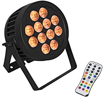 EUROLITE LED IP PAR 12x8W QCL Spot | Wetterfester (IP65) Scheinwerfer mit 12 QCL-LEDs und RGBW-Farbmischung