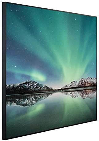 Ecowelle Infrarotheizung mit Bild | 350 Watt | 60x60 cm | Infrarot Heizung| | Made in Germany| d 131 Nordlicht