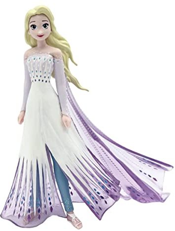 Bullyland 13517 - Spielfigur Elsa aus Walt Disney Frozen 2, ca. 9,5 cm, detailgetreu, ideal als kleines Geschenk für Kinder ab 3 Jahren