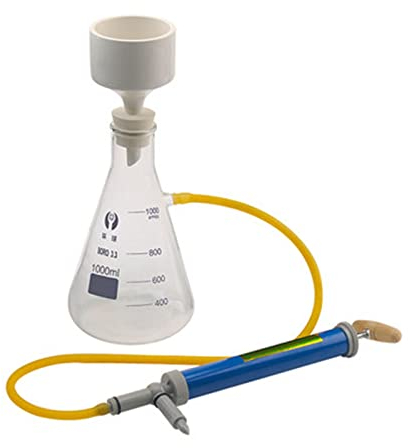 PANJAZE Labor-Vakuumfiltration-Destillationsgerät, mit Trichter- und Pumpenglas-Saugfilterkit, um den Druck in der physischen Physik-Experiment des Filters zu reduzieren (Size : 1000ml)