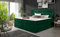 A-dekor home Boxspringbett ALPI Hotelbett, kontinentales Bett,140/160/180x200cm,Grau/Schwarz/Weiß/Blau/Grün, Bettkasten, Bonell Matratze, Topper (180 x 200 cm, Monolith 37 Flaschengrün)