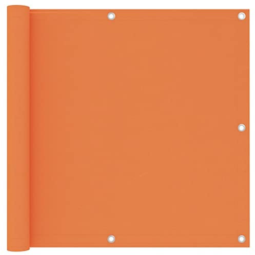 INLIFE Balkon-Sichtschutz Orange 90x300 cm Oxford-Gewebe
