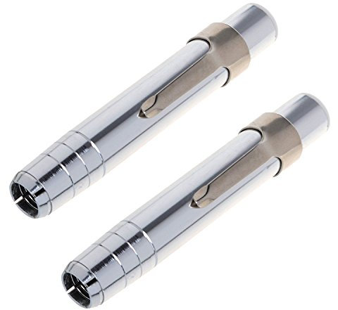 2 PCS Silver Aluminum Alloy Chalk Holder