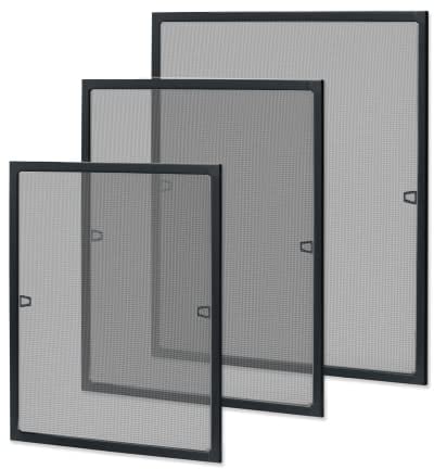 SUBTLETY 80×100cm Fliegengitter Fenster mit Alurahmen Rahmen Insektenschutz Fensterrahmen Ohne Bohren Fliegennetz Fenster Insektenschutzgitter Schneidbar Mückengitter Fliegenschutz (Anthrazit)