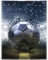 Zomer Kuscheldecke Flauschig Decke 150x200 cm Wohndecke Couchdecke Mikrofaser Sofaüberwurf Tagesdecke weiche warme Sofadecke mit Fußball Fragmente Motiv