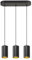 SLV ASTO TUBE | Pendelleuchte, Deckenleuchte, Innenbeleuchtung für Wohnzimmer, Schlafzimmer, Küche, Diele, Kinderzimmer | GU10, Pendellänge 250 cm, max. 3x10W, schwarz