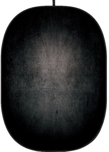 GODOX Faltbarer Fotohintergrund, 1,5 x 2 m, abstrakte Textur, Schwarz