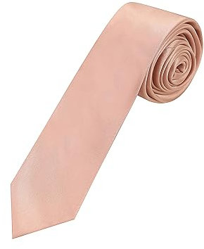 Jenson Samuel pastel paisley plain wedding ties (Rose Gold)