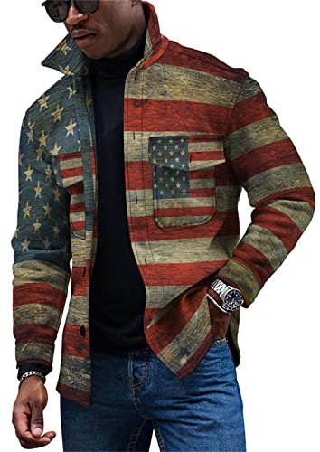 KONG JIMFAN Winter Jacket Men Polo Winterjacke Hemd Kragen Ünne Jacke Herren Herrenanzug wasserdichte Jacke Herren Jacken Herren Kapuzenjacke Herren Westernhemden Designer Jacke(Pink,3XL)