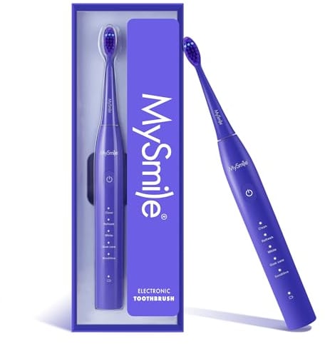 MySmile DY156 Sonic Elektrische Zahnbürste für Erwachsene (Blau, 1 stück (1er Pack))