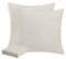 Aisbo Kissenbezug 80x80 2er Set - Kopfkissenbezug 80 x 80 Beige mit Reißverschluss aus Mikrofaser, ÖKO-TEX Pillow Cover 80x80cm, Weich und Bügelfrei