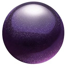 SANWA Trackball 34mm/1.34in, Ersatzkugel für Logitech M575, M570, MX Ergo, Perixx, Kensington, Elecom und andere kompatible Trackball-Mäuse, Glänzend Lila