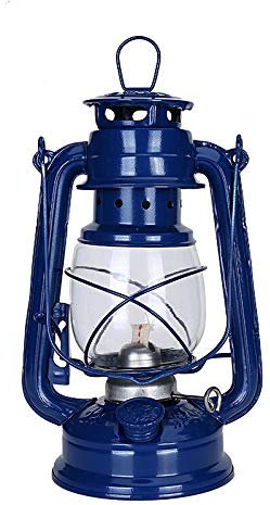 Petroleumlampe, Sturmlampe – 25 cm Vintage Outdoor-Campingleuchten, Klassische Petroleumlampe, Vintage-Petroleumlaterne, Öllampe, tragbare Outdoor-Campingleuchten für Camping, Citronella-Wandern