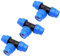 Okaywork Raccordi a T a Compressione 25 mm x 25 mm x 25 mm, Raccordo Idraulico MDPE per Tubi d'Acqua, Raccordo per tubo dell’aqua a Forma di T PP PN16 - Connettori per Tubi PE80, PE100-3 pezzi.