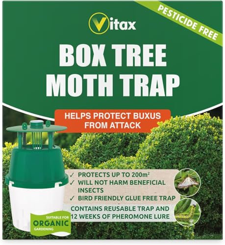 Box Tree Moth Trap - Protects Buxus & Box Hedges, 200m² Coverage, Effective Pest Control, Bird & Pollinator Friendly, Easy to Use
