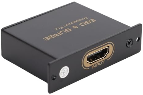 Cheeotime Surge Protector Support mit Erdungsdraht, Metallgehäuse IEC -konforme Surge -Beschützer für TV -Display -Ports und Gaming -Konsolen