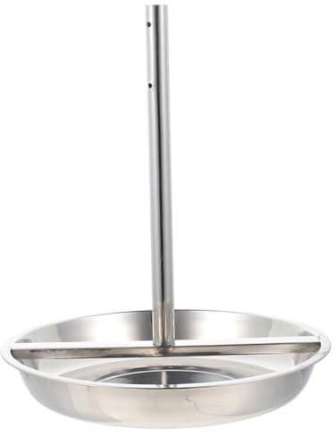 PRETYZOOM Stainless Steel Chicken Roast Pan with Vertical Roaster Rack for Outdoor Barbecue and Oven Use Ergonomic Design for Fat Drip Easy to Assemble for Chicken Turkey Goose and More