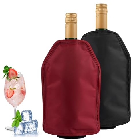 2 Piezas Funda Enfriadora de Botella de Vino