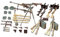 Tamiya 35111-1:35 Diorama-Set Deutsche Waffen Infanterie(24), Modellbau, Plastik Bausatz, Unlackiert