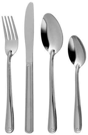 Premier Housewares - Cubertería (16 piezas) acero inoxidable