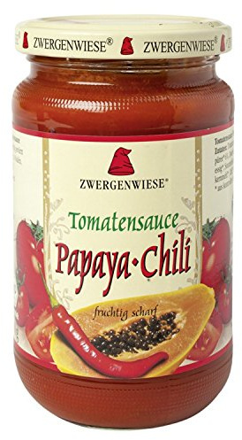 Zwergenwiese Tomatensauce mit Papaya & Chili (340 ml) - Bio