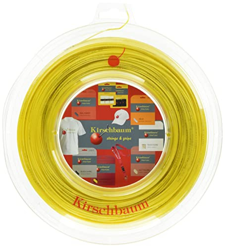 Kirschbaum Reel Competition Tennissaite, 1,30 mm/16 Gauge, gelb