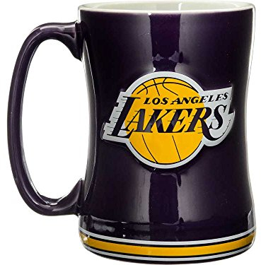 Boelter Brands NBA 276606 Kaffeebecher Los Angeles Lakers, Team Color, 400 ml