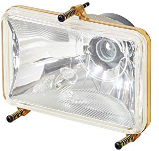 HELLA 1AB 008 888-051 Halogen-Hauptscheinwerfer - 12/24V - Einbau - glasklare Streuscheibe - Stecker: Flachsteckhülse - vorne rechts/vorne links