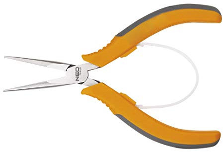 NEO Abgewinkelte Flachrundzange 140 mm NEU & OVP 01-103