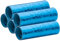 PartyMarty Blaue Metallic Luftschlangen im 5er Sparpack - 5 Rollen mit je 18 holografisch-glitzernden Luftschlangen - für Karneval, Fasching, Geburtstag, Silvester, Dekoration GmbH®