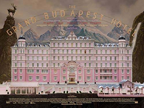 CoolPrintsUK Grand Budapest Hotel Poster, randlos, lebendiges Filmposter, verschiedene Größen (A3-Größe, 420 x 297 mm)