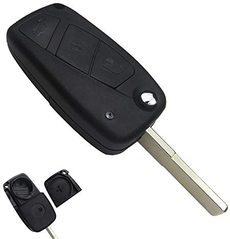 Schlüssel für FIAT Panda 2003-2012 | 3 Tasten | Fernbedienung Autoschlüssel