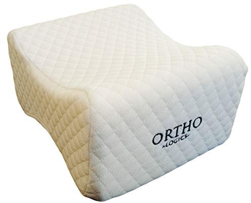 ORTHOLOGICS Knee Pillow - Memory Foam Leg Pillow Ideal for Back Knee Pain Side Sleepers Hip Pregnancy Spine Pillow OL14