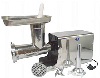 Garhe Picadora-embutidora eléctrica nº 32 Totalmente Inoxidable MR7 1.5 HP 60 RPM