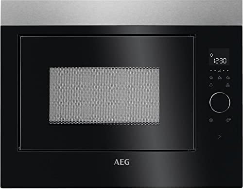 AEG 26L 900W Built-in Microwave - Black & Stainless Steel