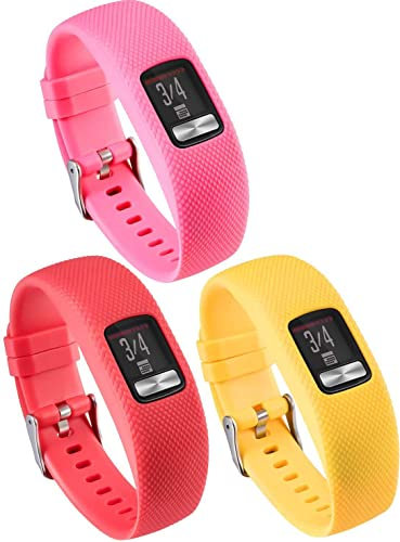 Axcellent Kompatibel mit Garmin Vivofit 4 Bands, Silikon Ersatz Uhrenarmband für Garmin Vivofit 4 Activity Tracker, Sport Buntes Armband für Vivofit 4 Smartwatch Frauen Männer groß klein