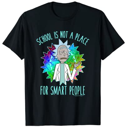 Rick and Morty School T-Shirt