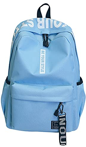 Lässig Schulranzen Günstiger Schulrucksack Billige Schultasche Kita Rucksack Junge Schulrucksack Jungen Teenager Rechteckiger Rucksack Gebirgsjäger Rucksack Ultraklarer Rucksack Himmel Blau M