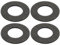 SECURA 4x Reibscheibe Ø60/32mm kompatibel mit Sabo 43-4 Standard SA298 Rasenmäher