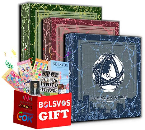 Dreamcatcher - [Apocalypse : Save us] [A+V+E Full Set ver.] (2nd Album) 3 Albums+Pre Order Limited Benefits+BolsVos K-POP eBook (21p), 3EA BolsVos Stickers for Toploader, Photocards