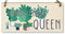 The Plum Penguin Handmade Wooden Hanging Wall Plaque House Plant Queen Funny House Plant Decorative Sign Friendship Mum Sister Gift