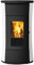 EdilKamin 812330_1 Cherie 9 EVO Pelletofen Stahl Mattweiß/A++